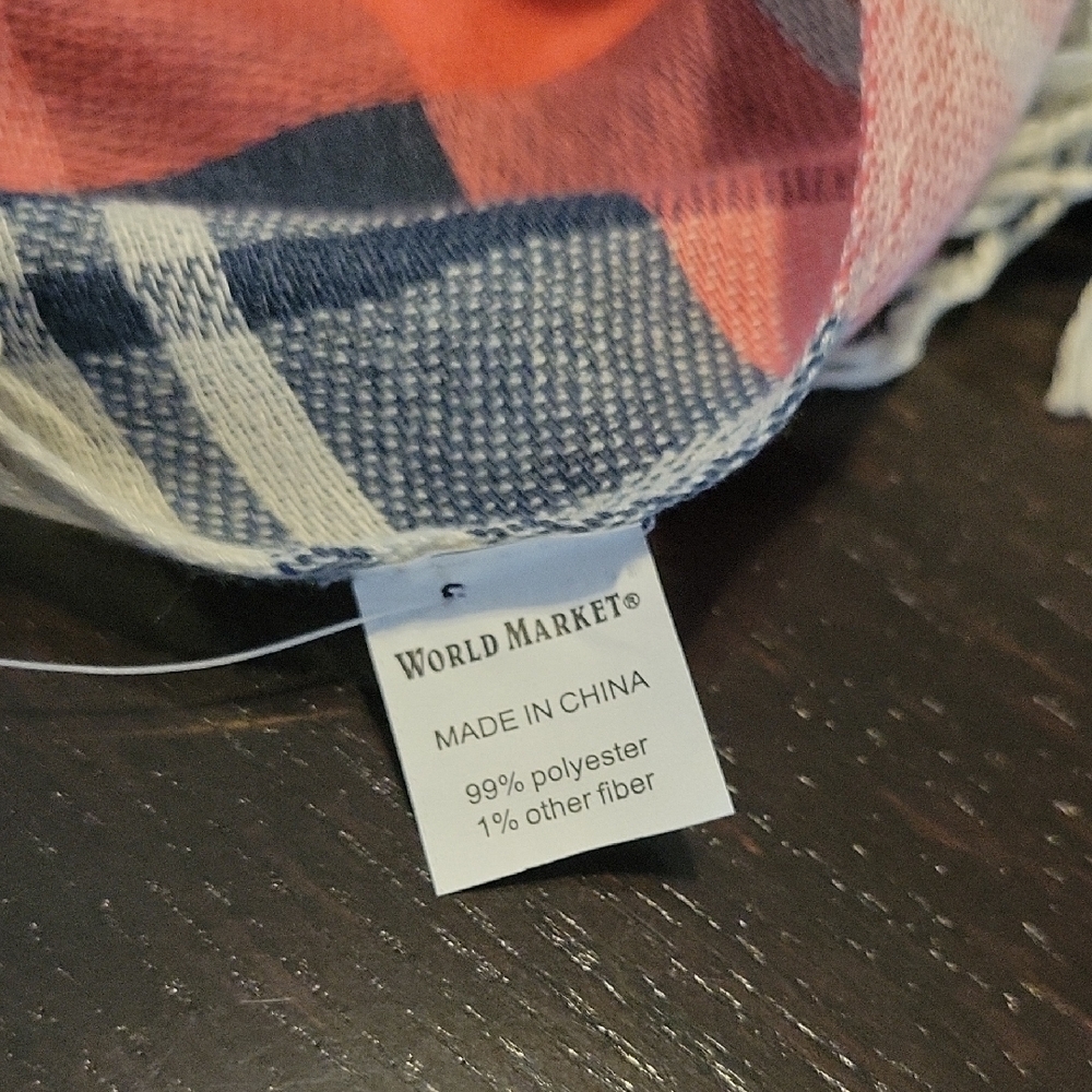 Cost Plus World Market Multicolor Striped Scarf - Picture 7 of 10